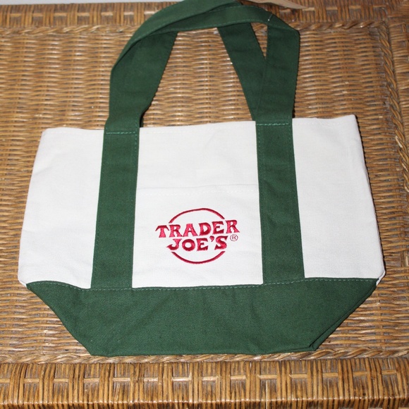 Trader Joe's mini canvas tote bag. - Picture 1 of 4
